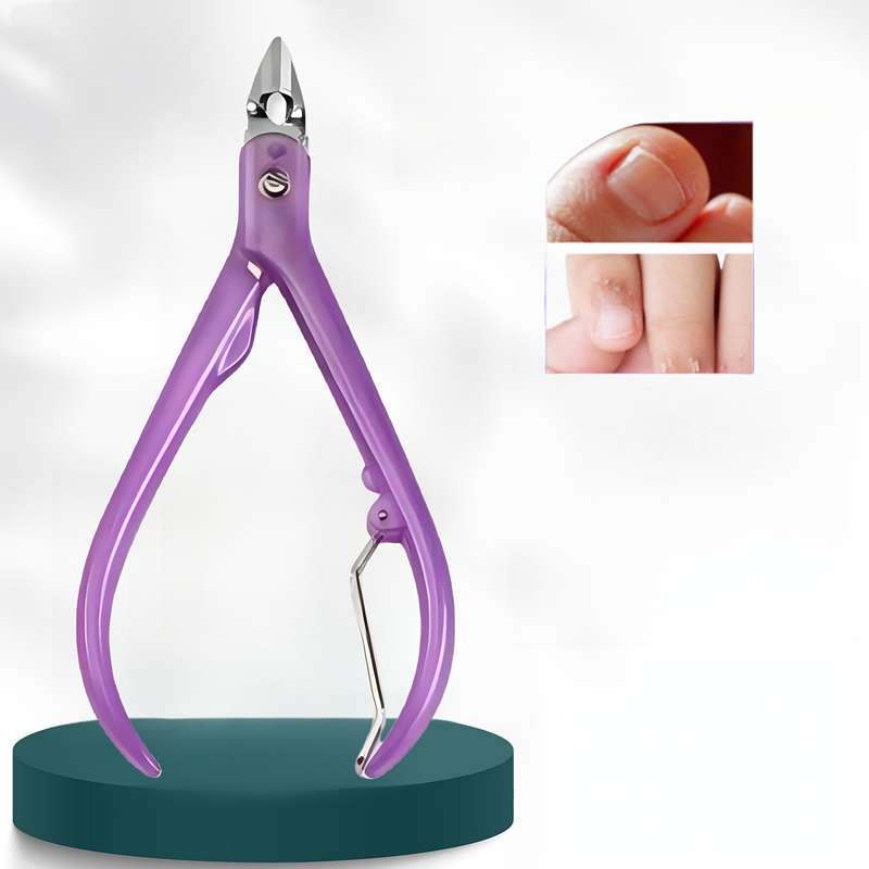 1pc Hypoallergenic Stainless Steel Nail Clippers Super Sharp Blade Ideal for Cuticle and Dea