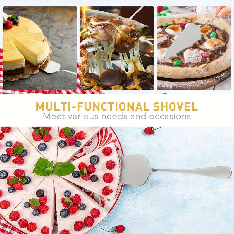 1pc Cake Spatula Stainless Steel Cake Spatula Cake Cutter Pizza Cutter Dessert Cutter For C