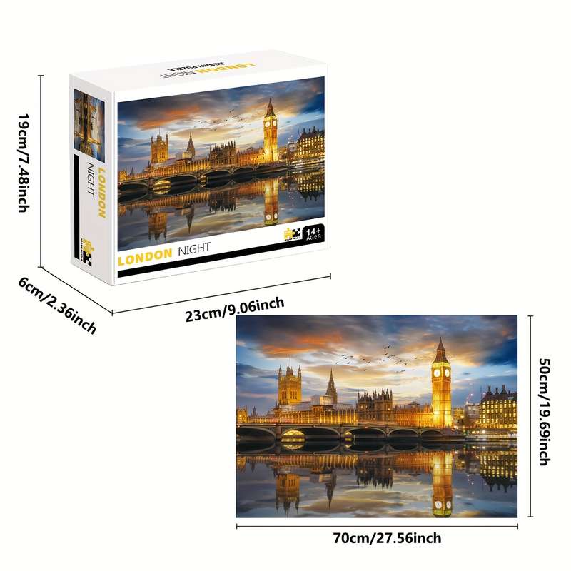 1000 Piece Mini Paper Jigsaw Puzzle