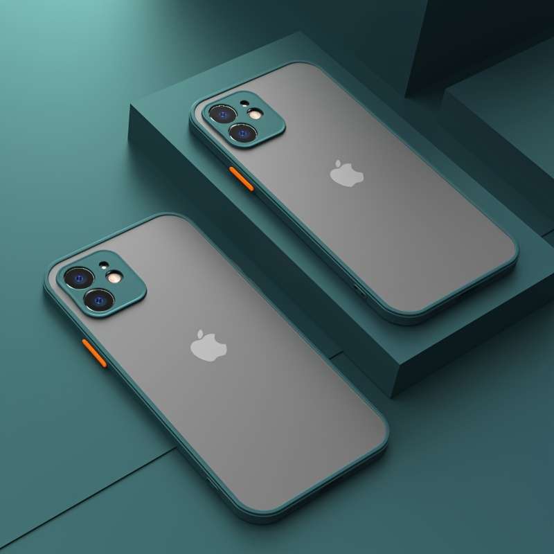 1Pc Army Green For iPhone 14 Pro Max Silicone Matte Phone Case