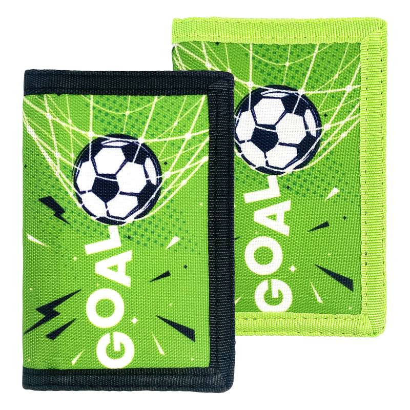 1pc Vibrant Soccer-Themed Wallet with Smooth Zipper Realistic Printed Soccer Ball Design Multiple