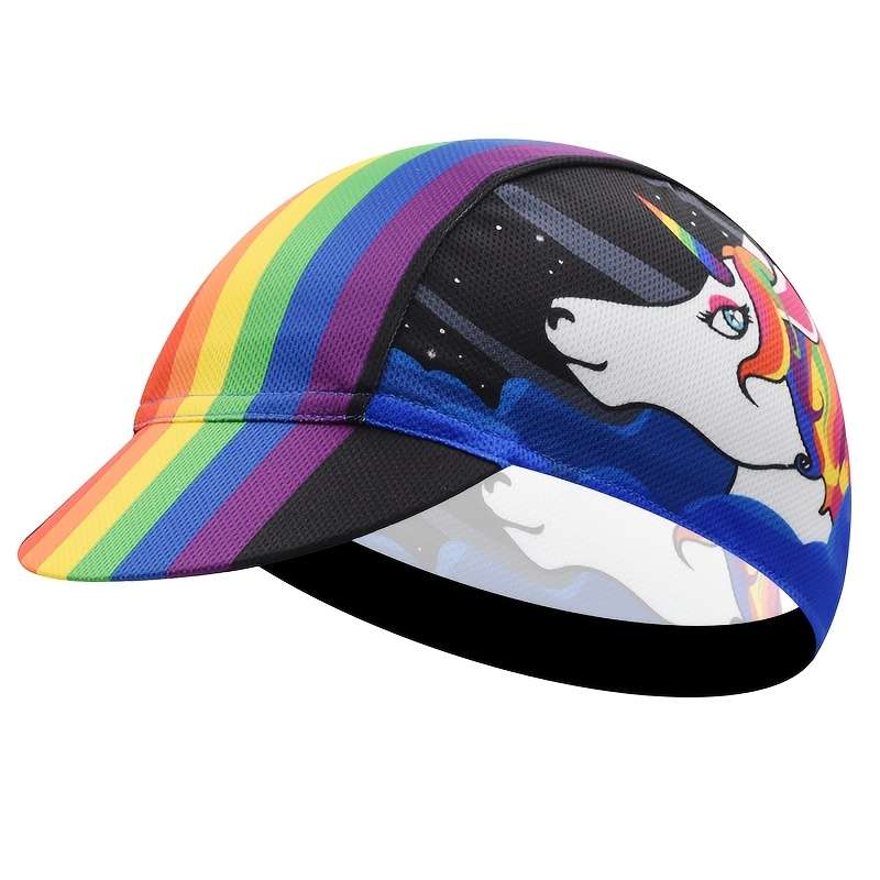 1pc Lightweight Breathable Quick-Dry Cycling Cap Sweat Absorbing Sunshade Hat for Outdoor Spor