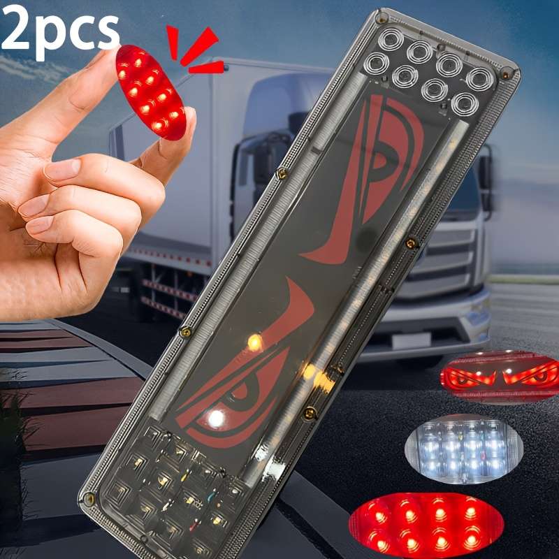 2pcs Car Rear Lights LED Lights for Car Auto Parts Automobile Assembly Lion Dance Ey