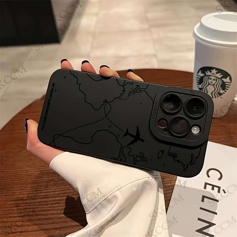 1Pc Black For iPhone 11 Phone Case Phone Cover
