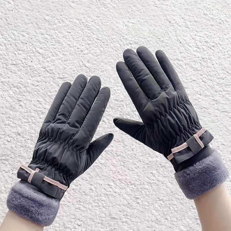 Winter Gloves Color Pink
