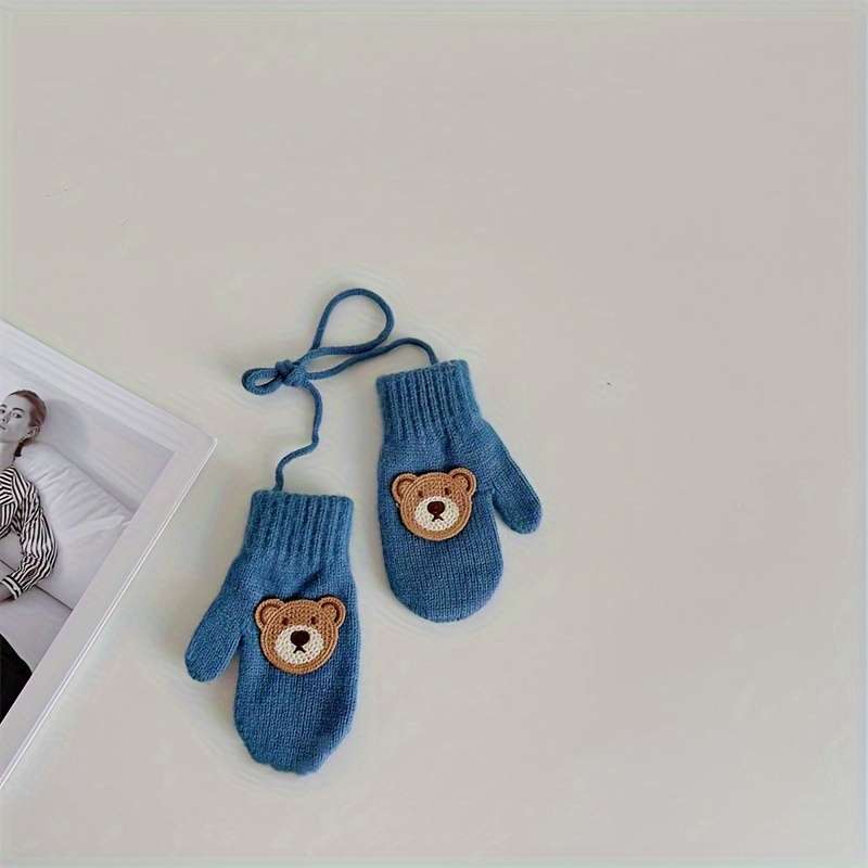 Winter Gloves Color Grey Size 1 To 6 Years Old