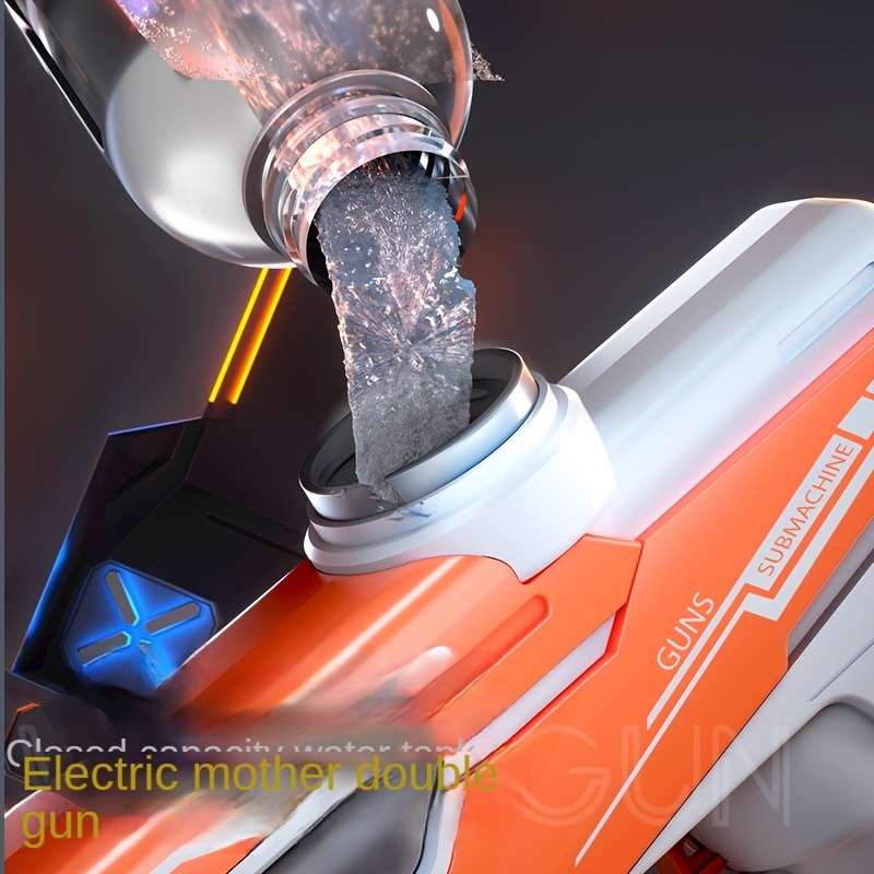 Toy Guns Color Red Electric Streamer Combination Gun