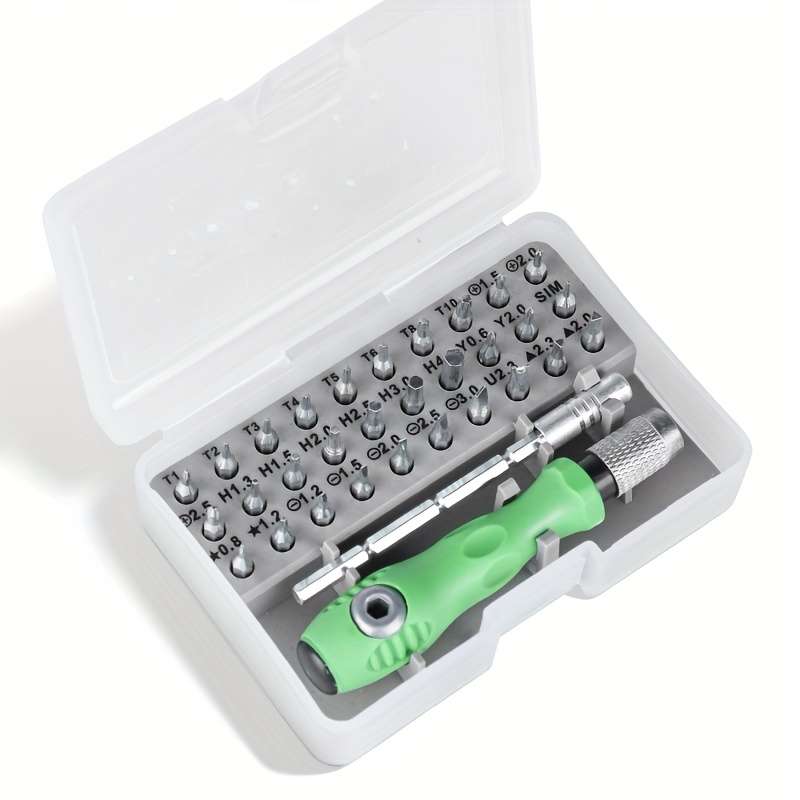 Screwdriver Bit Tool Set Color 32 In 1 Grey Screwdriver Set