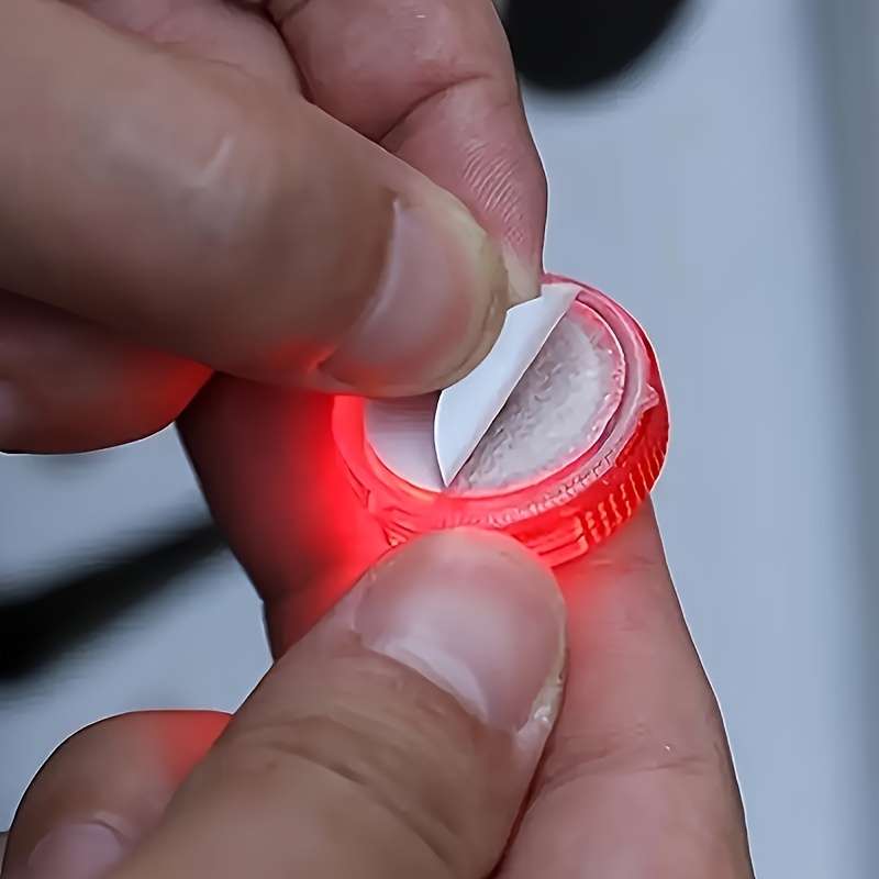 4pcs of Warning Lights for Car Doors Red Light LED Lights Automotive Warning Light