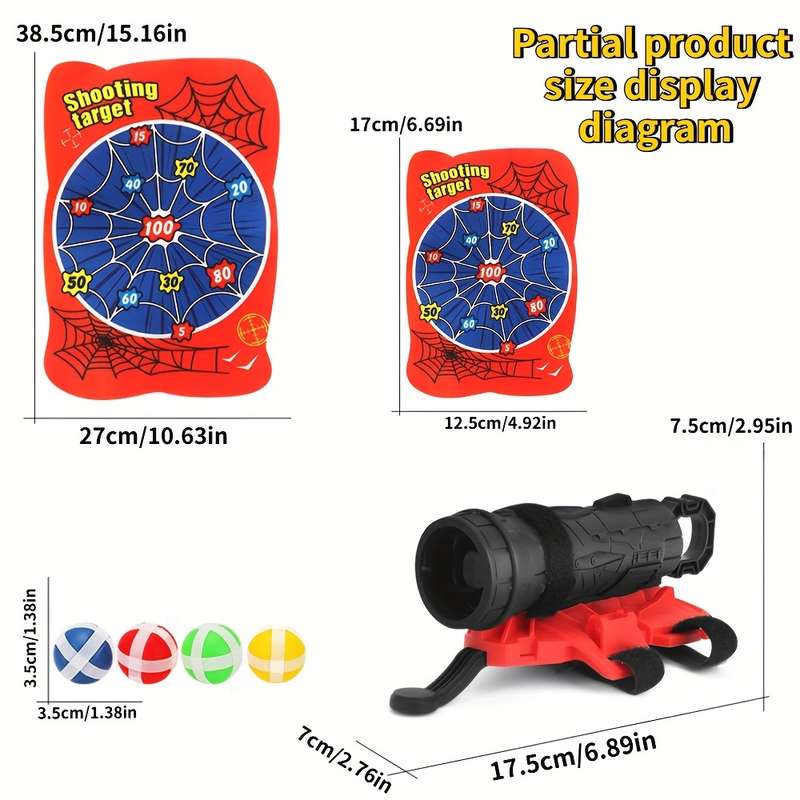 Toy Weapons Items Launcher Add 3 Balls