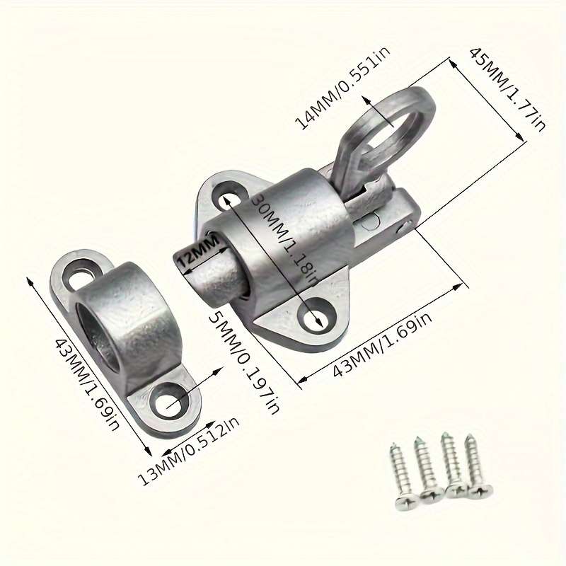 Lock Color Silvery