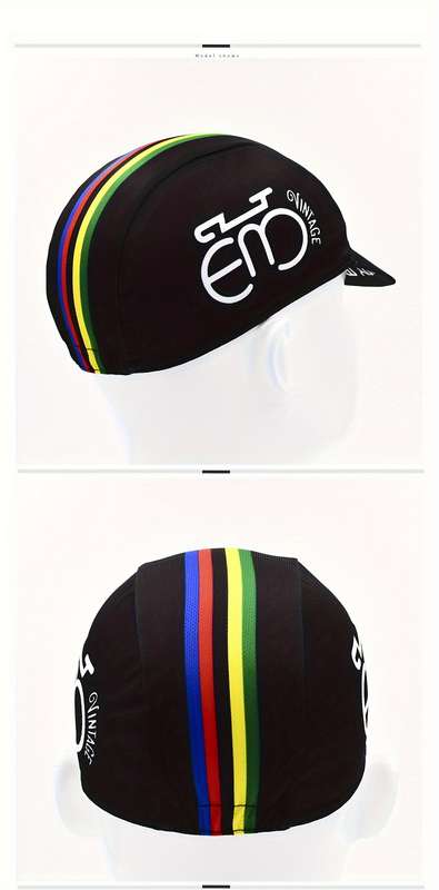 1pc Retro Cycling Cap Breathable Quick-Dry Bike Hat for Outdoor Sports Mixed Colors