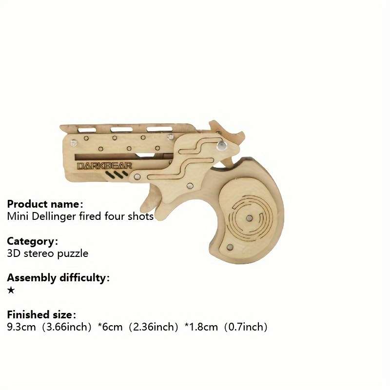 Toy Guns Model Desert Bird Five Shot Gun  Gift Box