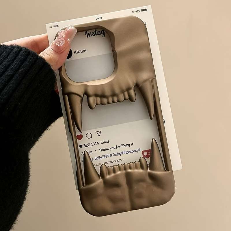 1Pc Silvery For iPhone 16 Pro Max Phone Case Phone Cover