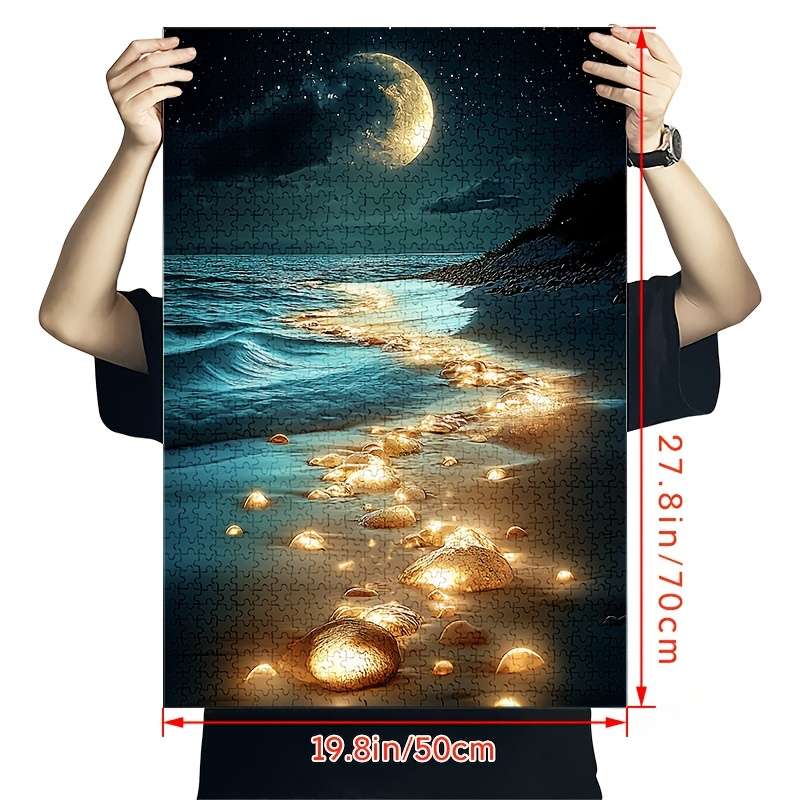 1000pcs Large Paper Puzzle for Adults Brain-Challenging DIY Decorative Game Family