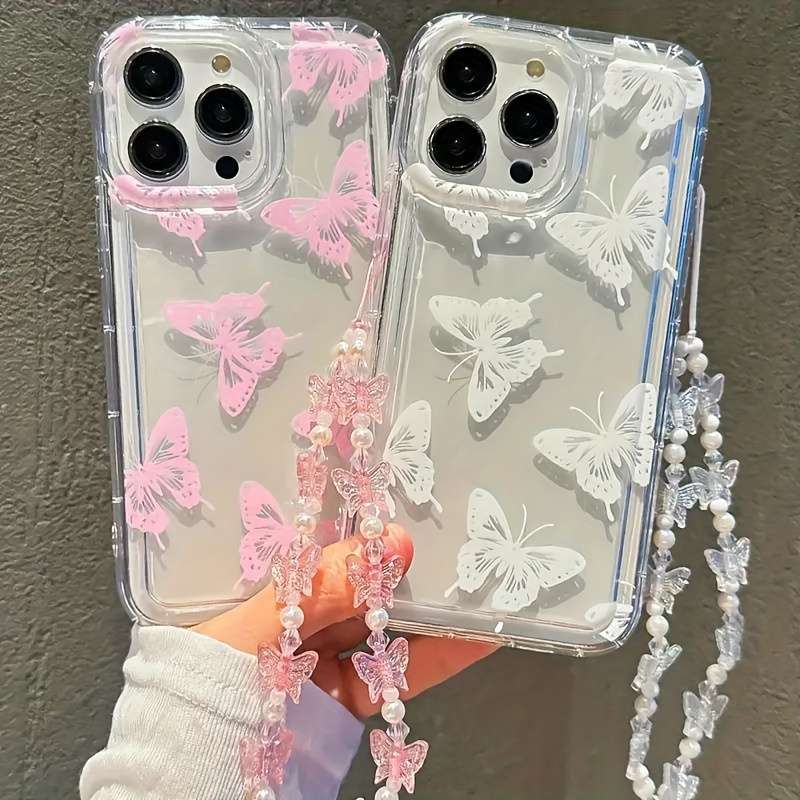 1Pc Transparent White For iPhone Xr Phone Case Phone Cover
