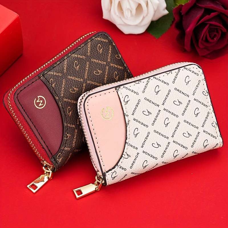 1pc Latest Wallet High-end Card Holder for Women Anti-Magnetic Compact Multi-Card Holder ID Card Ho