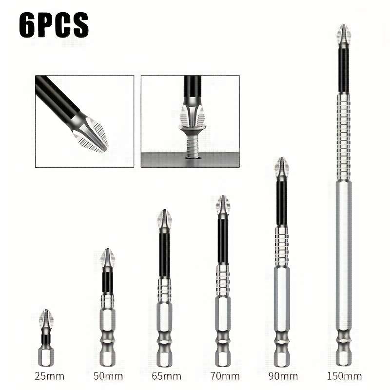 Screwdriver Bit Tool Set Quantity 6Pcs