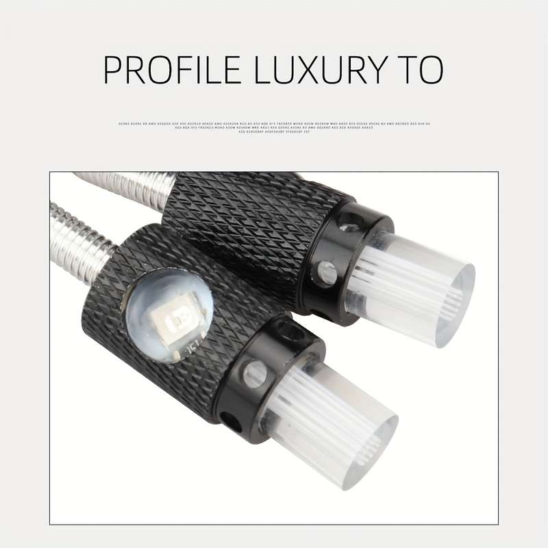 2pcs Car and Motorcycle Screw Lights Eagle Eye Stability Lights Neon Lights Extern