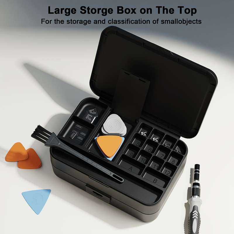 Screwdriver Bit Tool Set Color Black 132 In 1