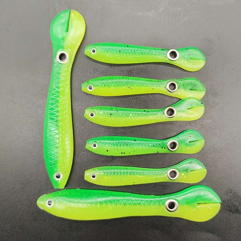 5pcs Bionic Soft Loach Fishing Lures Ultra-Realistic Artificial Baits with Soft Body for Minn