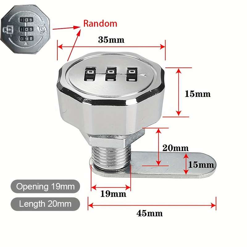 Lock Size 20Mm Style Color 3