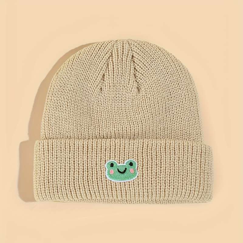 Winter Hat Color 2Pcs Long Style