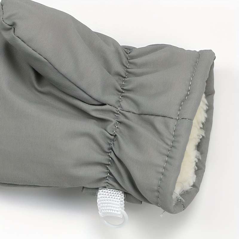 Winter Gloves Color Gray Size 1 To 2 Years