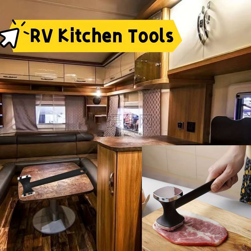 1pc Cooking Utensils Small Kitchen Tools Meat Mallets Alloy Meat Mallets Metal Meat Mallets