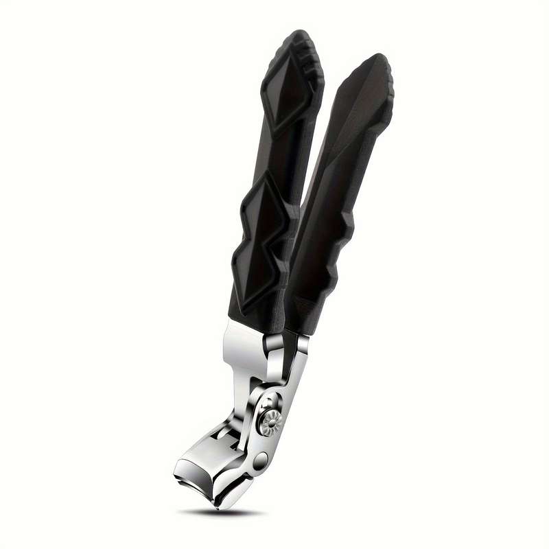 1pc Ergonomic Stainless Steel Nail Clippers Heavy-Duty Wide Jaw for Thick Toenails  Fingern