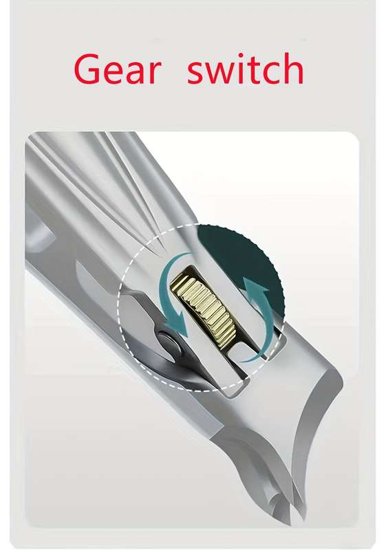 1pc Stainless Steel Nail Clippers with Precision Slant Edge Sharp Durable for Thick  Ingrow