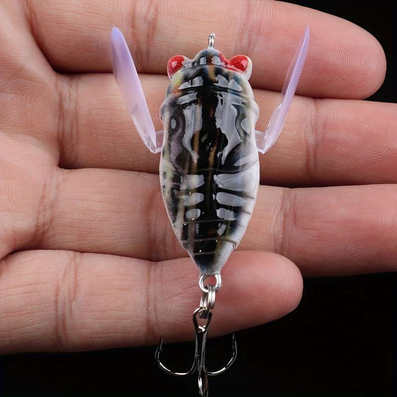4-Pack Bio-Mimetic Cricket Surface Fishing Bait