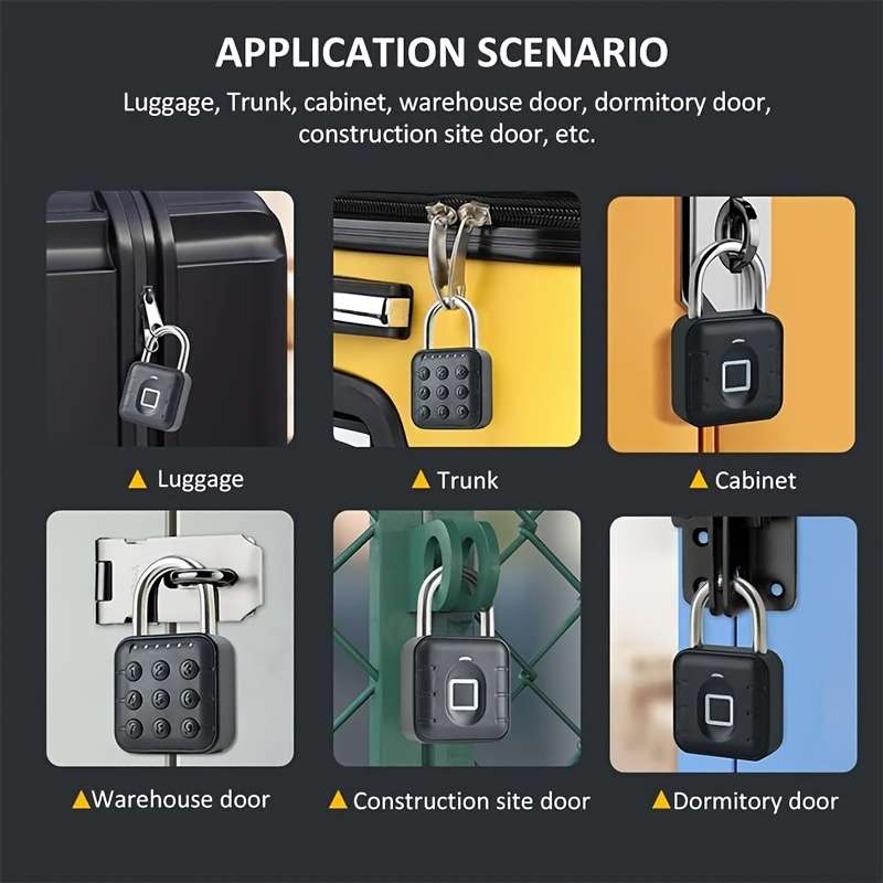 Lock Style Fingerprint Version Padlock