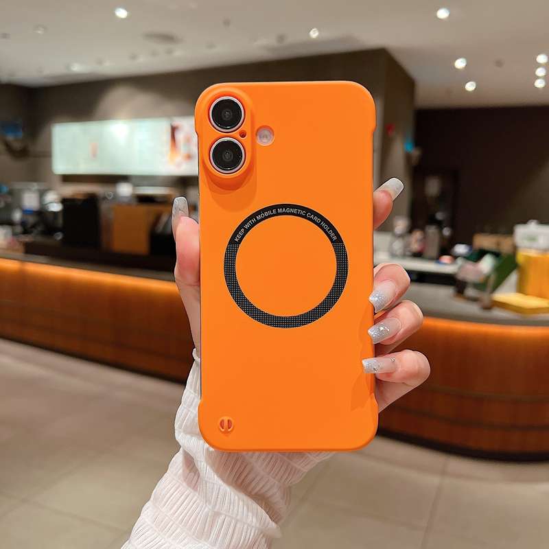 1Pc Orange For iPhone 16 Plus Phone Case Phone Cover