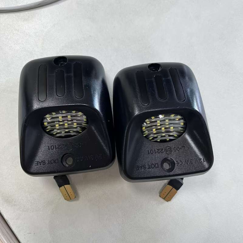 2pcs Suitable for LED License Plate Lights for 12-24V Easy To Install and Portable C