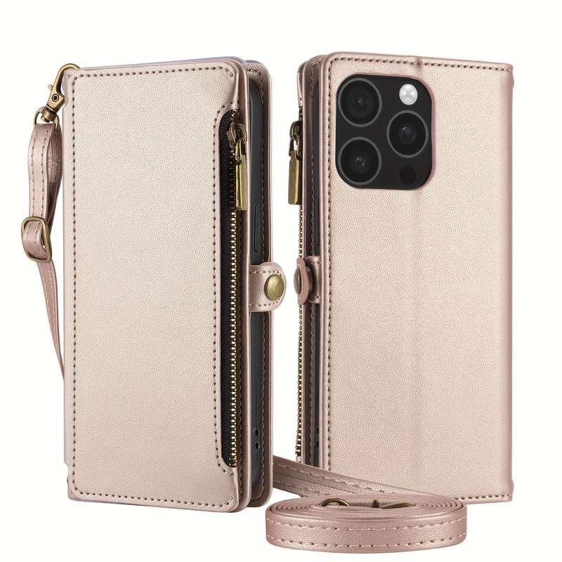 1Pc Black For iPhone 7 Plus 8 Plus Wallet Style Multi Card Slot Phone Case