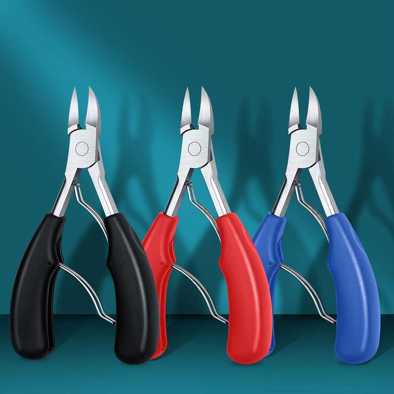1pc Misscheering Precision Stainless Steel Nail Clippers Sharp Curved Blade for Thick  Ingro