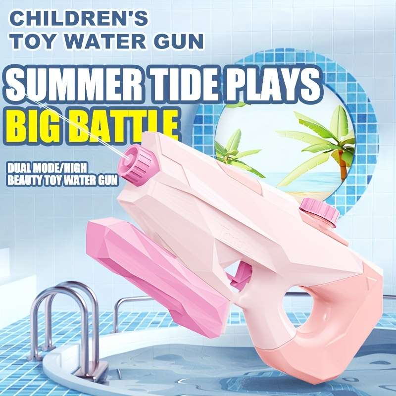 Toy Guns Color Large Capacity Pull Out Water Gun   Pink