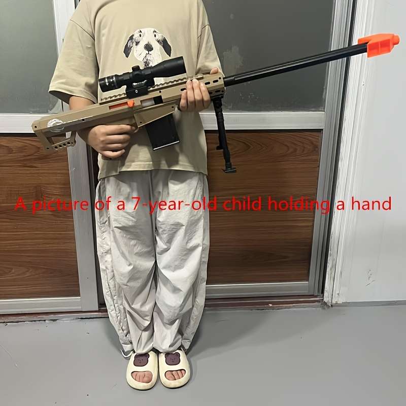 Toy Guns Color Children'S Barrett Soft Bullet Gun  Sand Color