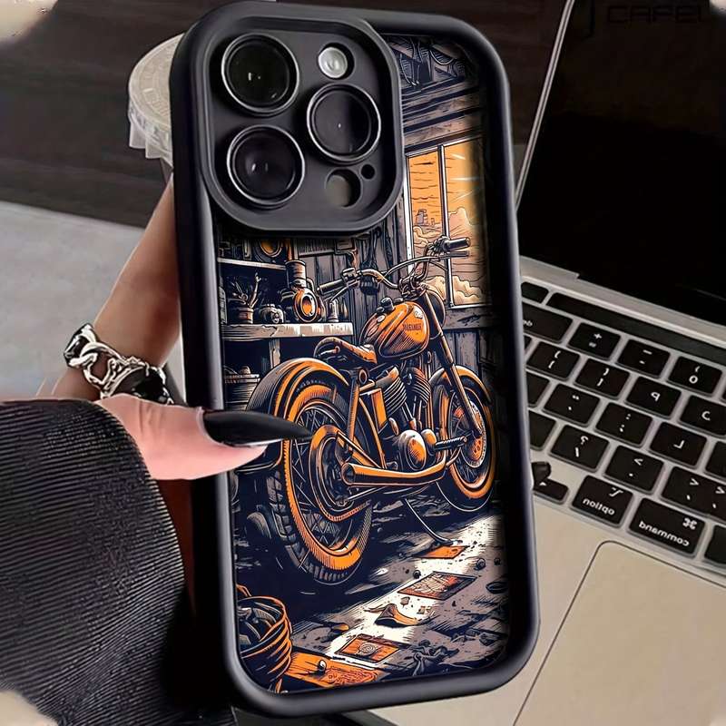 1Pc Black For iPhone 13 Pro Phone Case Phone Cover
