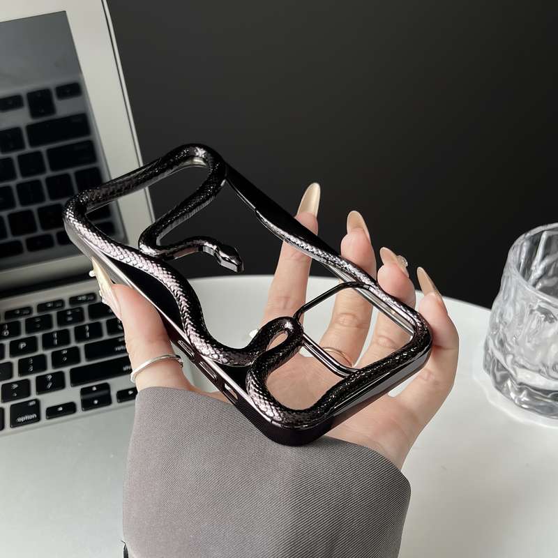 1Pc Silvery For iPhone 12 Phone Case Phone Cover