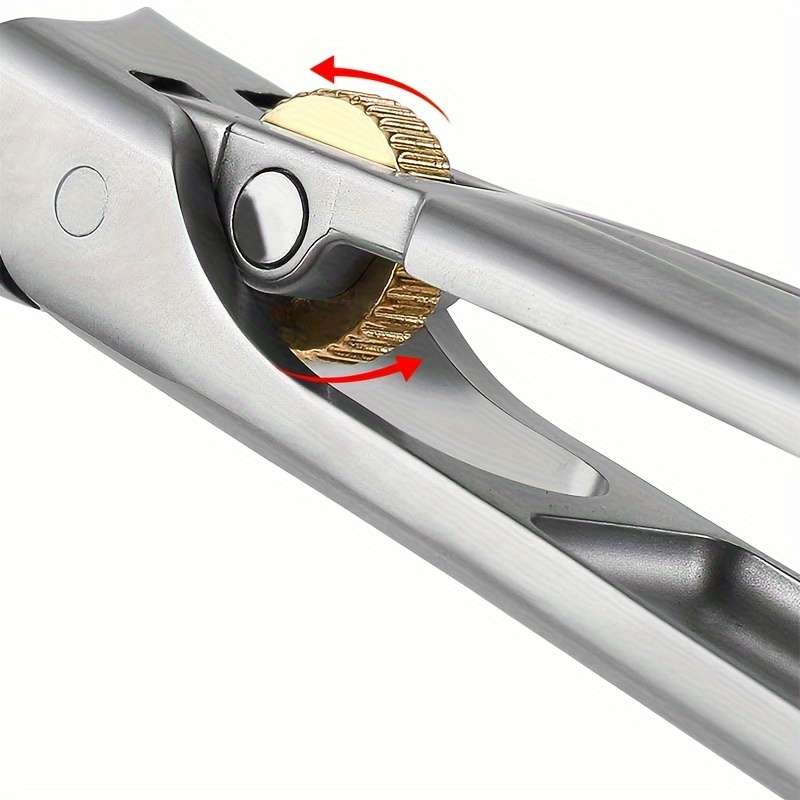1pc Stainless Steel Nail Clippers with Precision Slant Edge Sharp Durable for Thick  Ingrow