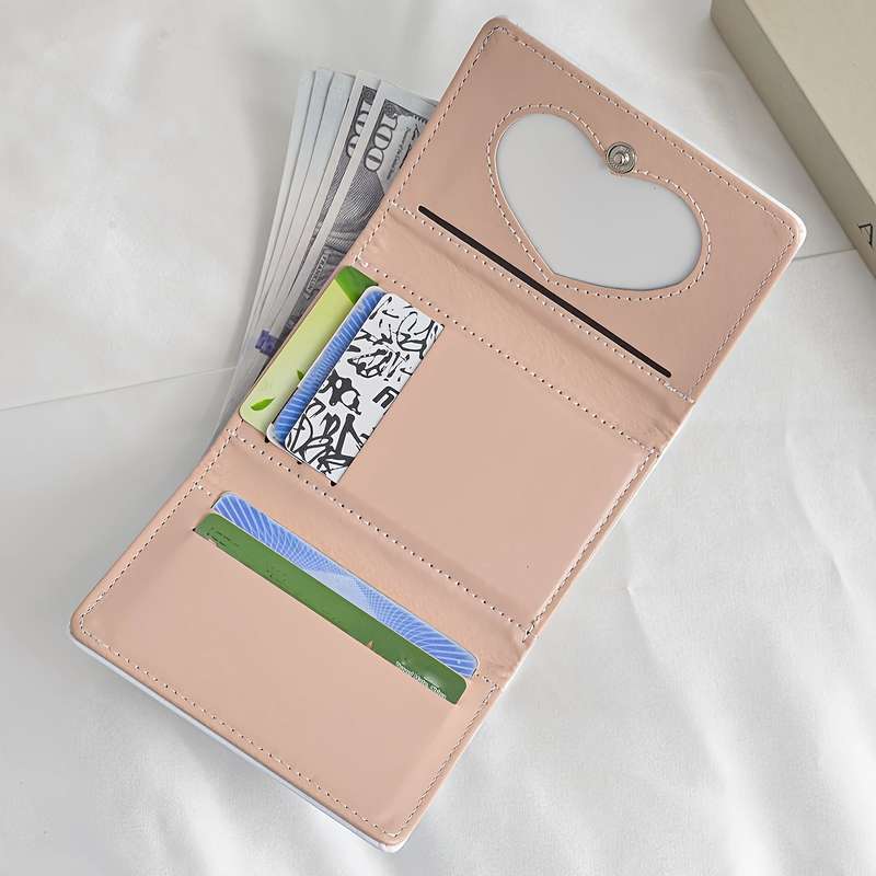 1pc Benjamin Franklin $100 Bill Design Novelty WalletStylish Trifold Card Holder with Multiple S