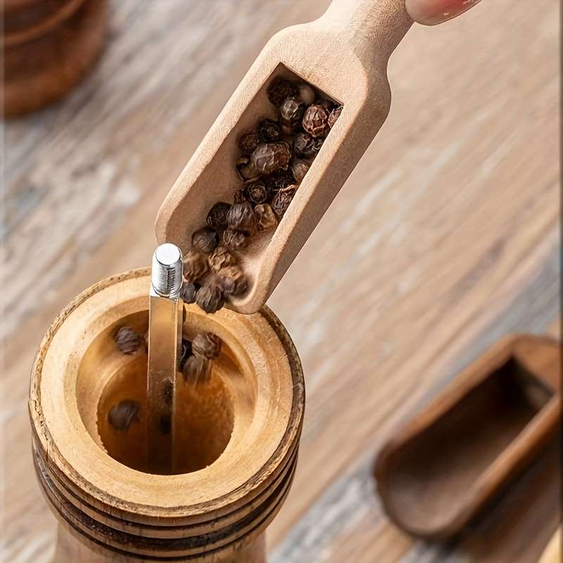 1pc Wooden Spoon for Seasoning Ideal for Measuring Tea Honey Coffee And Salt