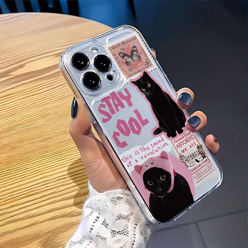 1Pc Transparent For iPhone 11 Pro Phone Case Phone Cover
