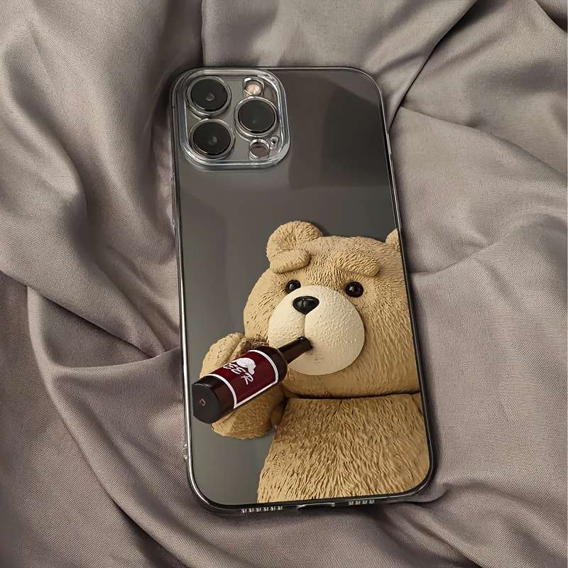 1Pc Transparent Black For iPhone 13 Phone Case Phone Cover