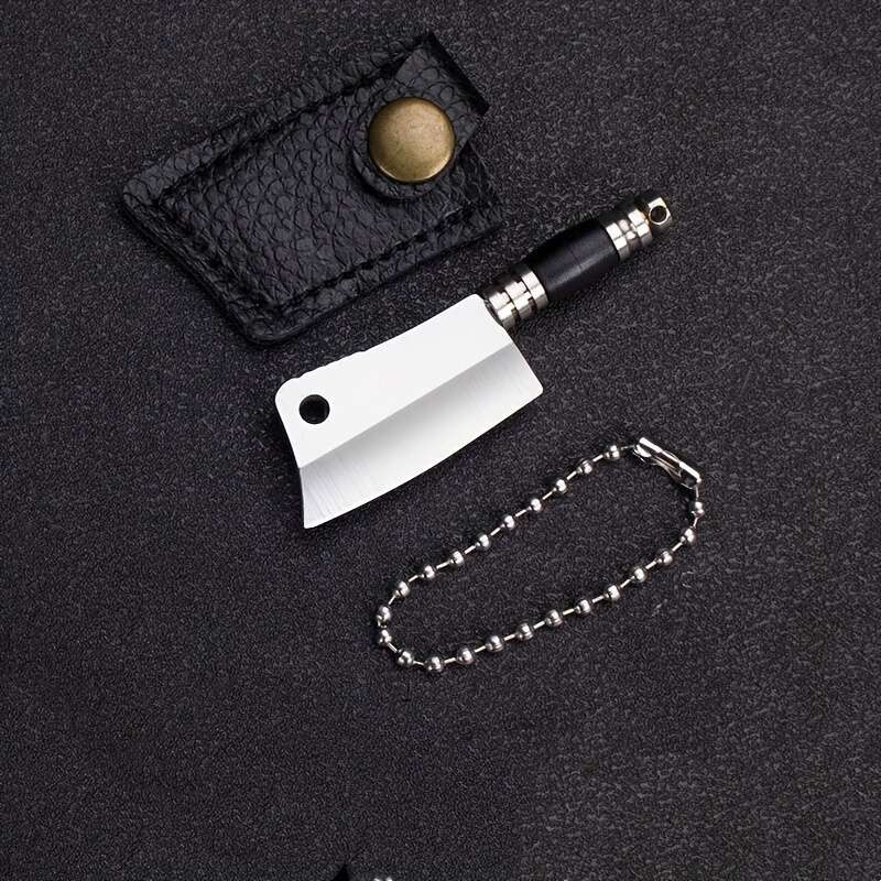 1pc Small Straight Knife Mini Pocket Knife Colorful Sharp Micro Portable EDC Keychain Pen