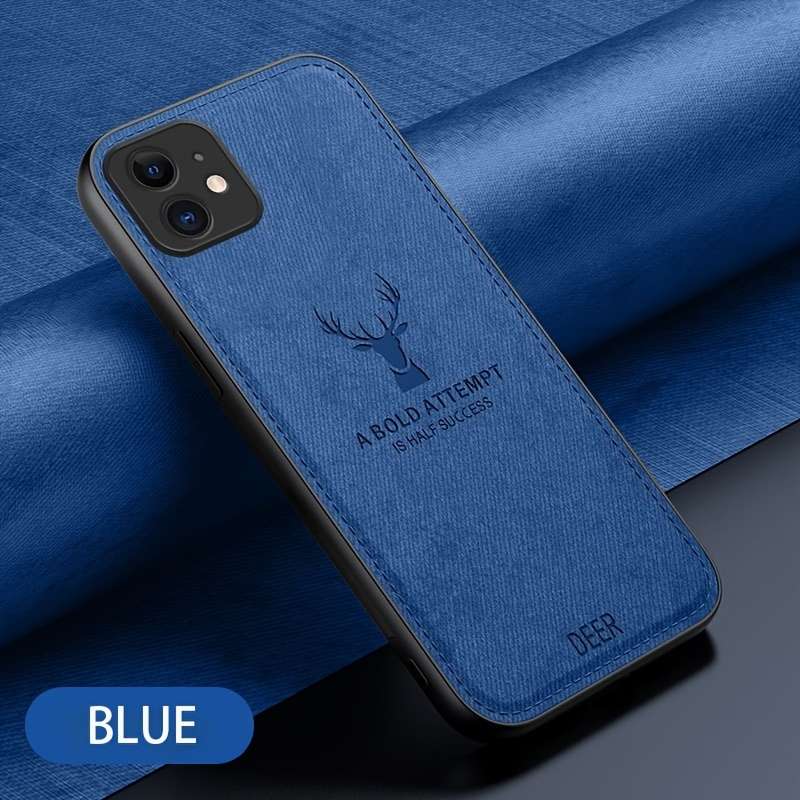 1Pc Blue For iPhone 12 Phone Case Phone Cover