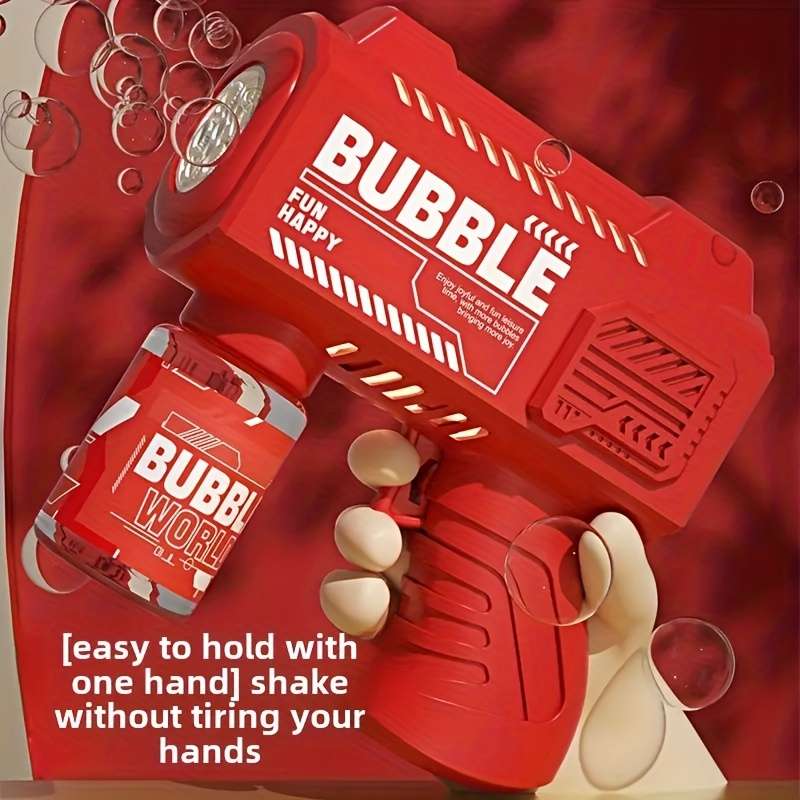 Toy Guns Color 10 Hole Bubble Machine Blue