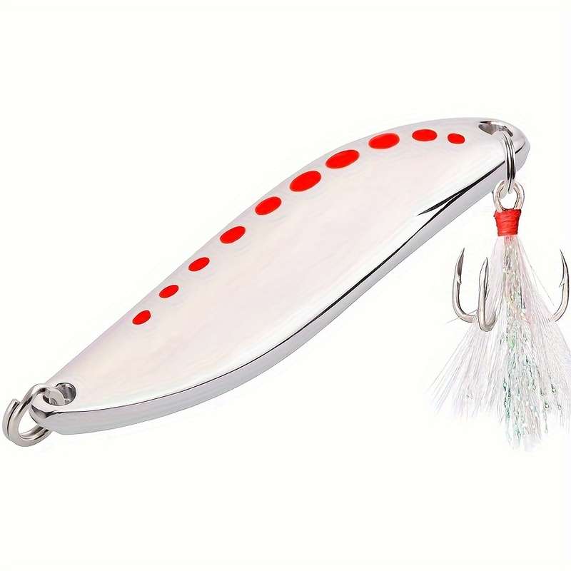 1pc 20g Metal Spinner Bionic Spoon Lure Trout Fishing Lure Sequin Hard Bait
